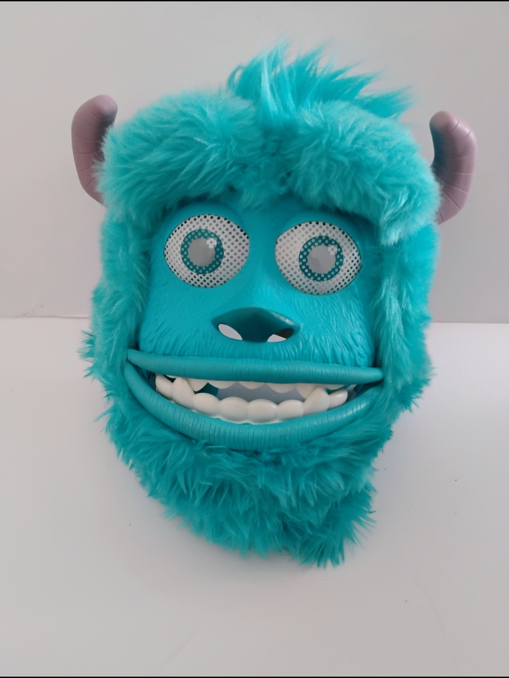 Disney Pixar Monsters Inc University Sulley Mask Costume Face Moving Jaw Mouth